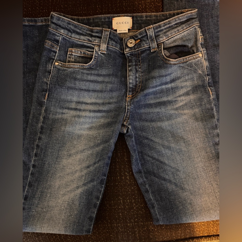 Kids Gucci straight leg jeans size 10